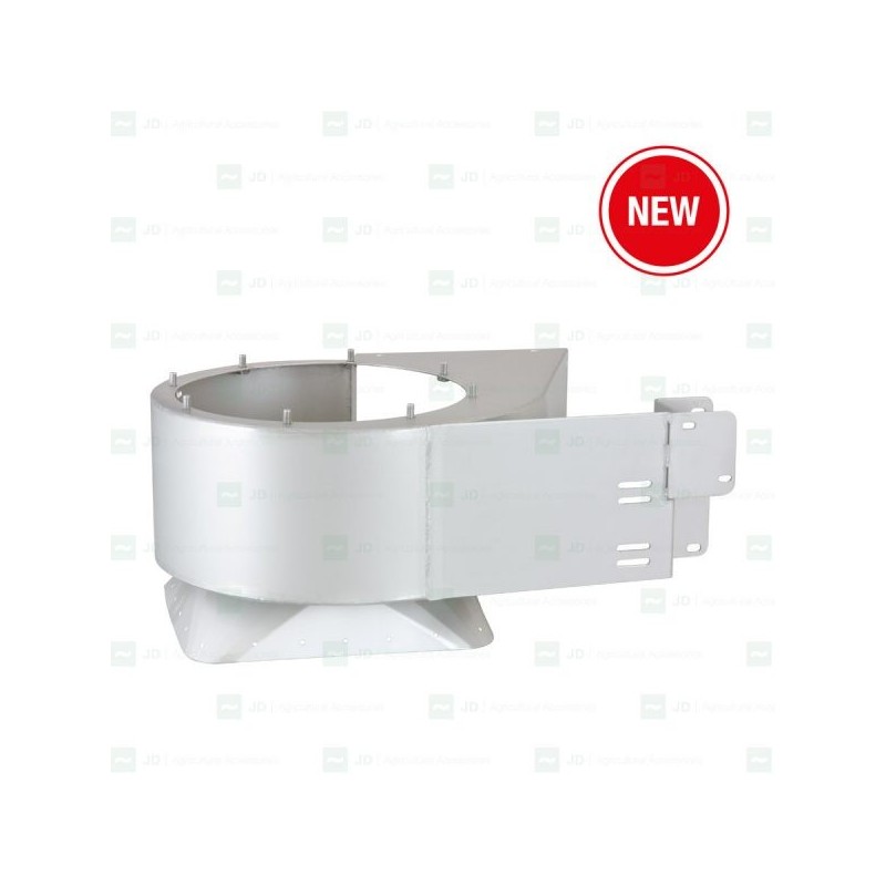 Caracola inferior ventilador derecho inox.