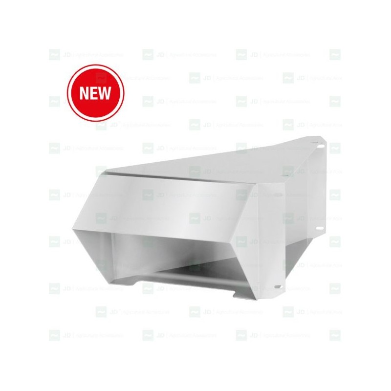Caperuza inferior INOX. ventilador adapt. Gregoire