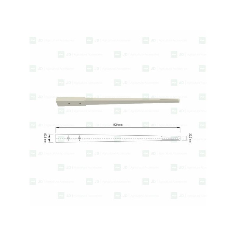 Sacudidor rectangular adapt. Alma (089913)