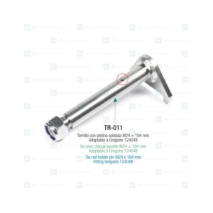 Tornillo M24 × 194mm Adapt. Gregoire 124048