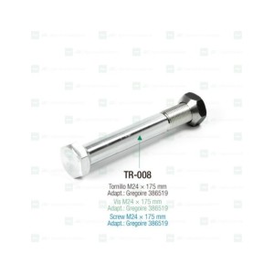Tornillo M24 × 175 mm Adapt. Gregoire 386519