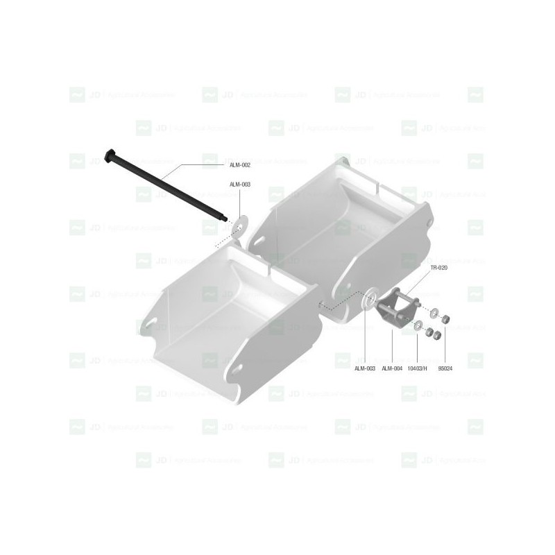 Kit adaptable para sustitución del sistema de arrastre Alma ALM-534