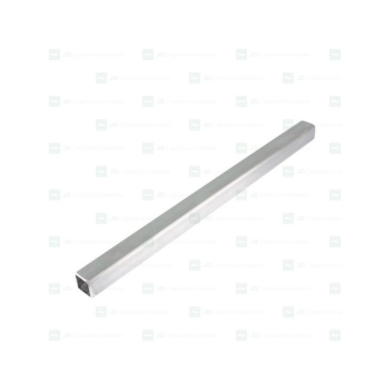 Tubo cuadrado inox.
