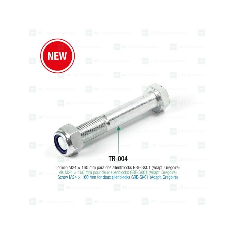 Tornillo M24 × 160 mm