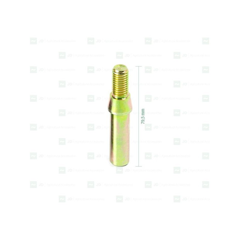 Tornillo M12 para silentblock PELL-SK01. Con baño anticorrosión
