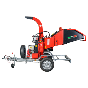 Biotriturador gasolina CECCATO OLINDO TRITONE SUPER MONSTER 390 sobre REMOLQUE