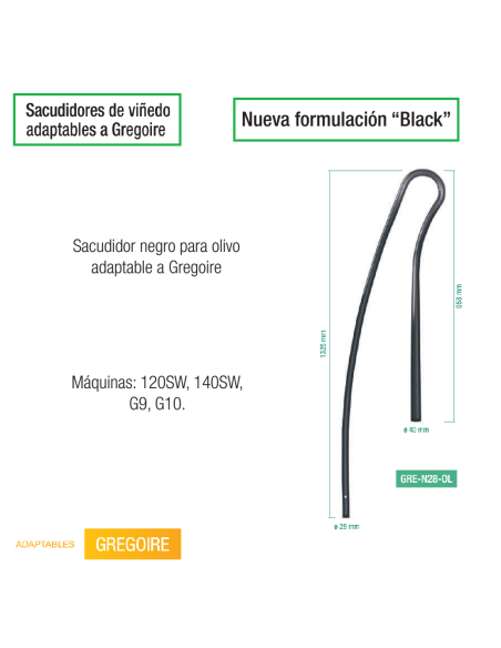 Sacudidor adaptable Ref: GRE-N28-OL
