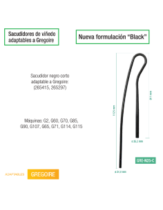 Sacudidor adaptable Ref: GRE-N25-C