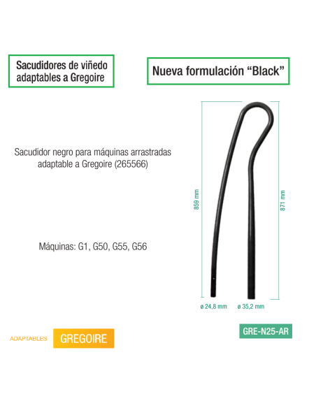 Sacudidor adaptable Ref: GRE-N25-AR