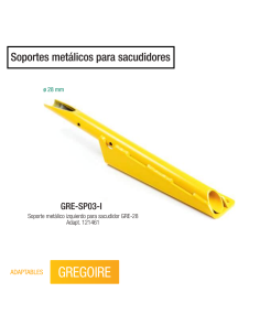 Soporte metálico Ref: GRE-SP03-I