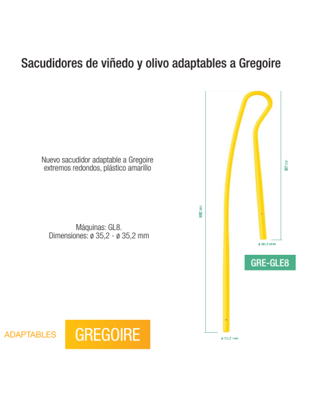 Sacudidor adaptable Ref: GRE-GLE8