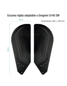 Escama derecha Gregoire G140 SW (155128)
