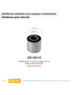 Silentblock reforzado Gregoire