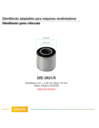 Silentblock reforzado Gregoire