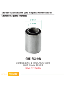 Silentblock reforzado Gregoire