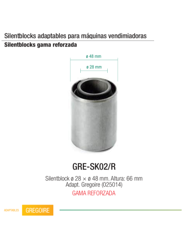 Silentblock reforzado Gregoire