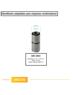 Silentblock reforzado Gregoire