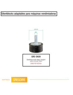 Silentblock reforzado Gregoire