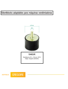 Silentblock reforzado Gregoire
