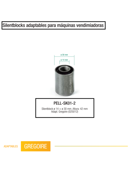Silentblock reforzado Gregoire