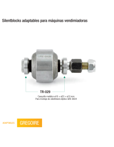 Casquillo metálico para silentblock